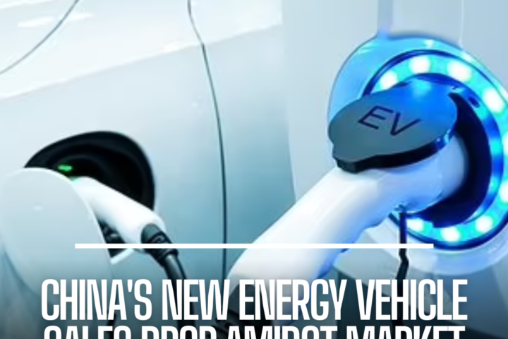 According to industry data, new energy vehicle (NEV) sales in China decreased by 38.8% month on month.