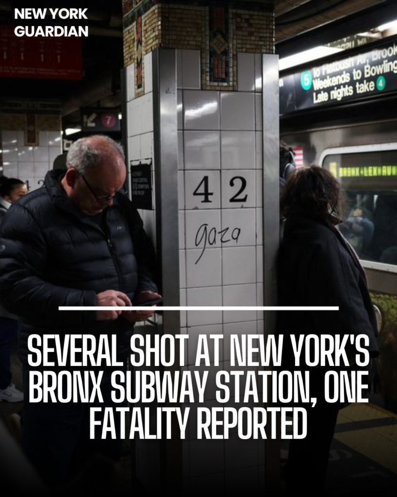 New York City police responded to reports that many people had been shot at a subway station in the Bronx.