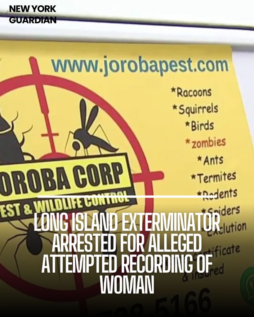 A Long Island exterminator is facing charges for allegedly attempting to videotape a 19-year-old woman.