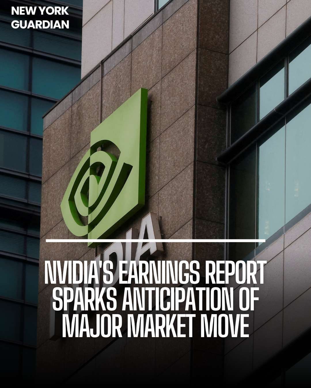 Traders in the US equity options market expect a strong market reaction to Nvidia's impending earnings announcement.