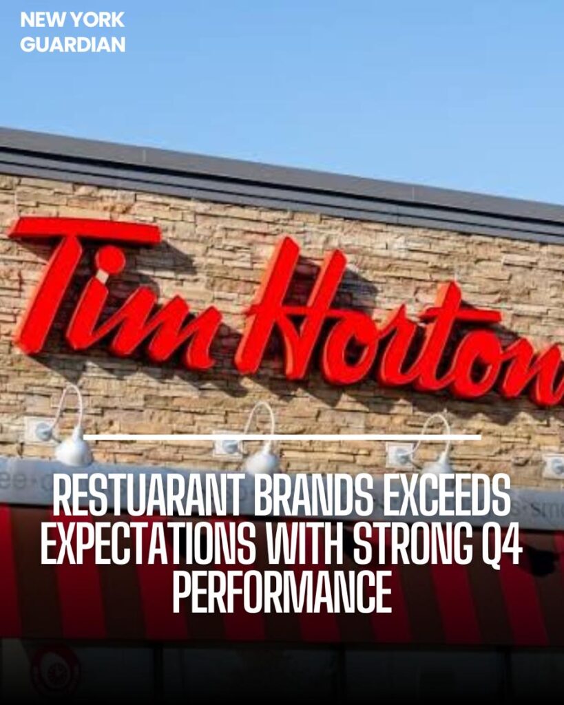 Restaurant Brands International revealed quarterly profits and revenue that beat analysts' anticipations on Tuesday, fueled by stronger-than-expected Tim Hortons sales.