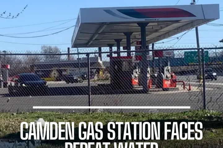 Once again, a Conoco petrol station in Camden, New Jersey, has been chastised for water pollution in its fuel lines.