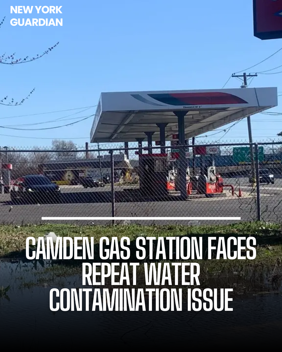 Once again, a Conoco petrol station in Camden, New Jersey, has been chastised for water pollution in its fuel lines.