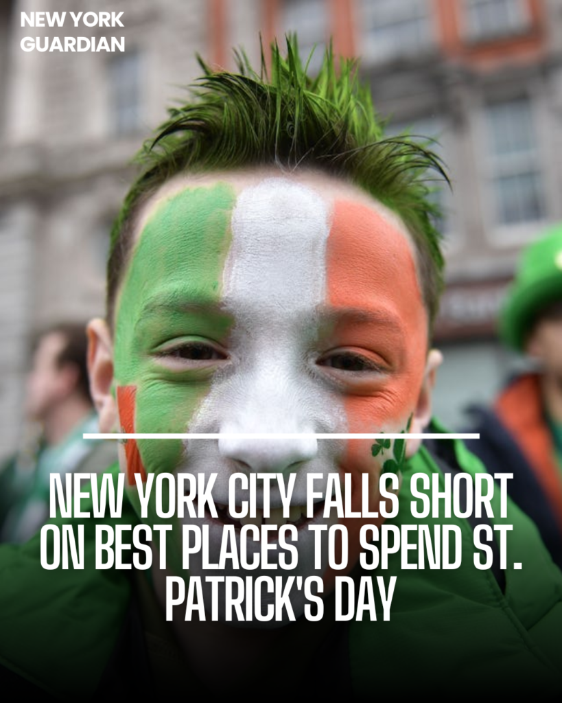 New York City, known for its rich cultural scene, falls short on WalletHub's list of the best destinations to spend St. Patrick's day.