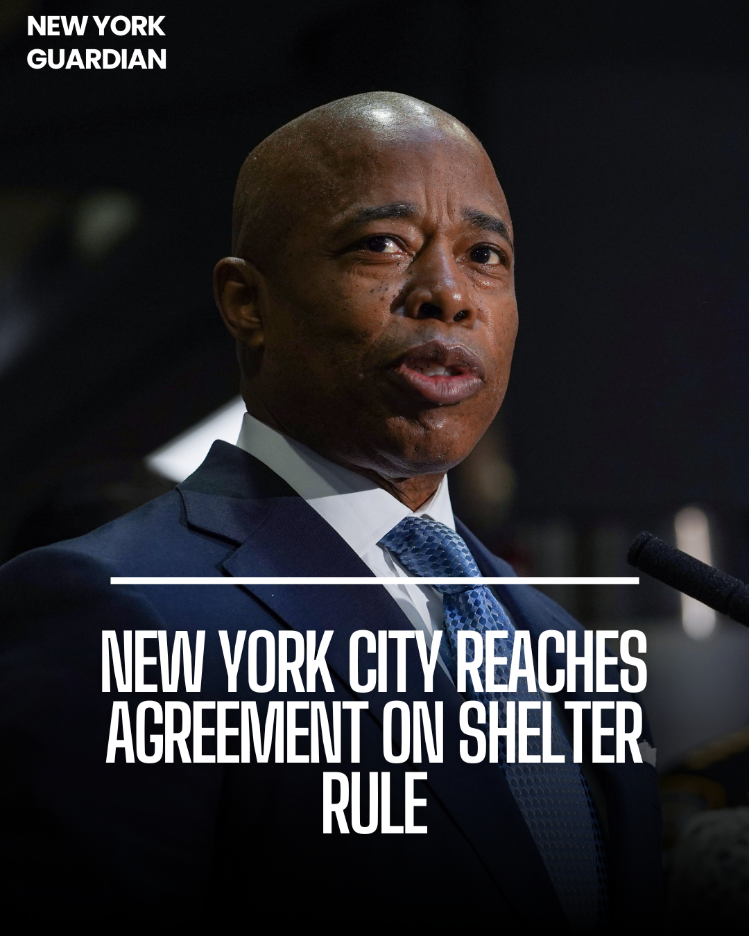 New York City has reached an agreement with the Legal Aid Society about the city's right to shelter rule.