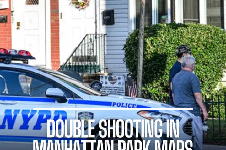 Two people were killed by gunfire while enjoying a bright afternoon in a Manhattan park.