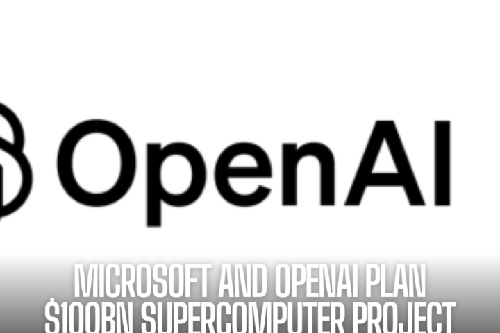 Microsoft and OpenAI are working on projects for a data center project that could cost as much as $100 billion, including an artificial intelligence supercomputer named "Stargate" set to release in 2028, The Information wrote on Friday.