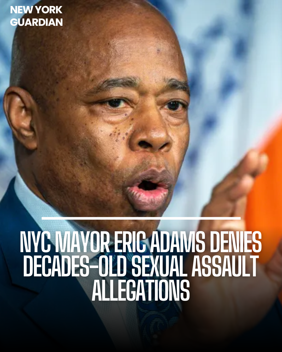 New York City Mayor Eric Adams angrily disputed claims of sexual assault that date back to 1993.