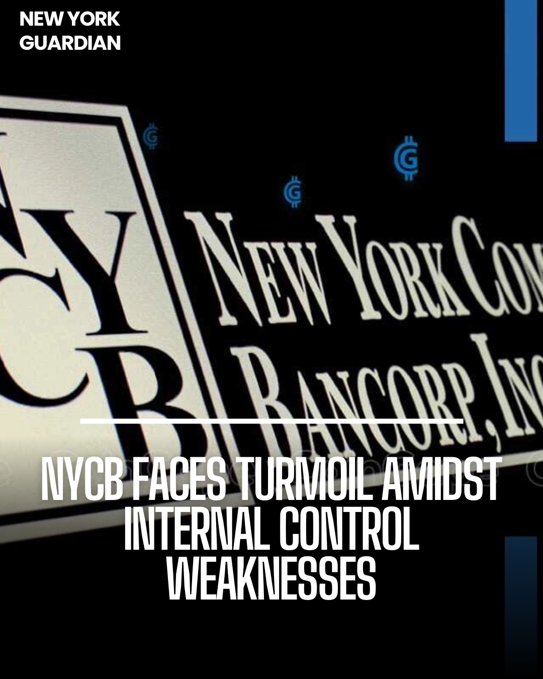 The revelation of "material weaknesses" in NYCB's internal controls sparked new Wall Street turbulence.