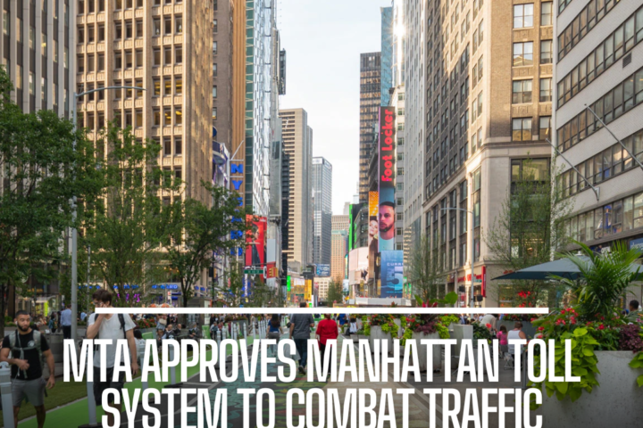 According to media information, New York will become the first city in the USA to impose congestion tolls for drivers entering its prominent business district.