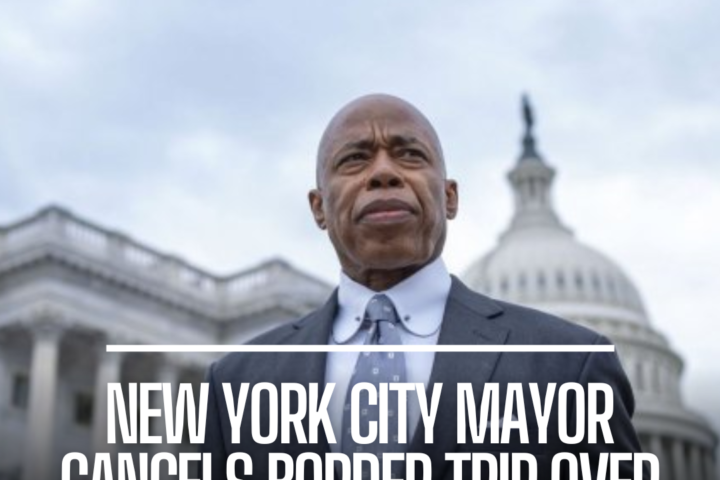 New York City Mayor Eric Adams has cancelled a planned visit to the US-Mexico border on Sunday.