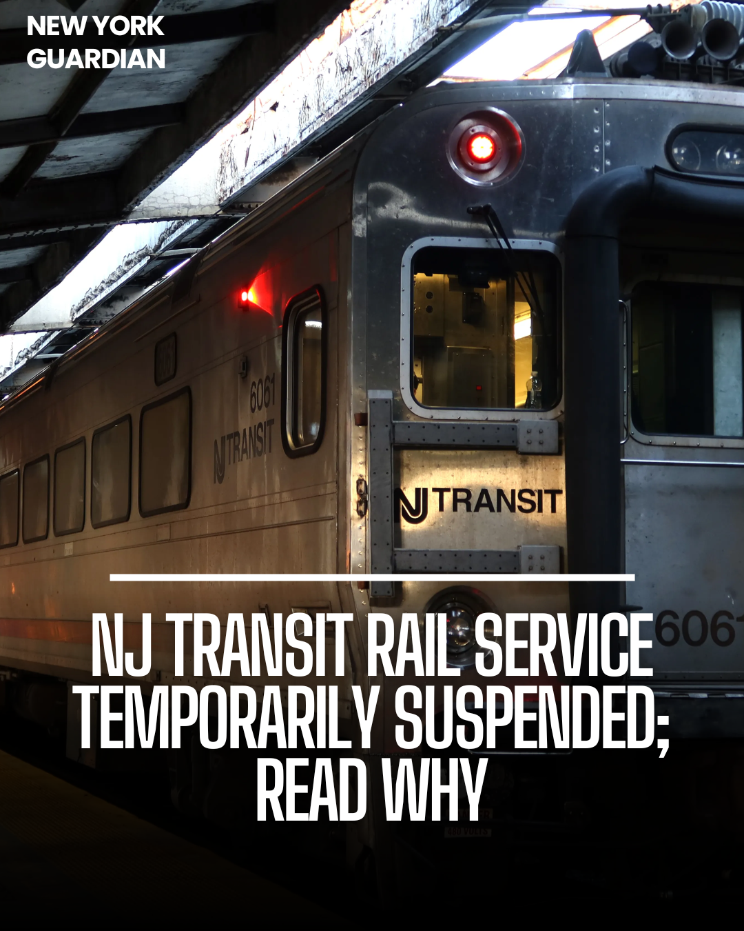 NJ Transit rail service was briefly suspended in and out of NY Penn Station due to Amtrak track problems.
