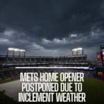 The New York Mets' highly anticipated home opener at CitiField has been postponed due to inclement weather.