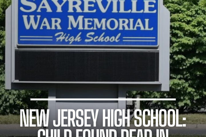 Authorities in New Jersey were alerted to a tragic sight near Sayreville High School, which involved a vehicle fire.
