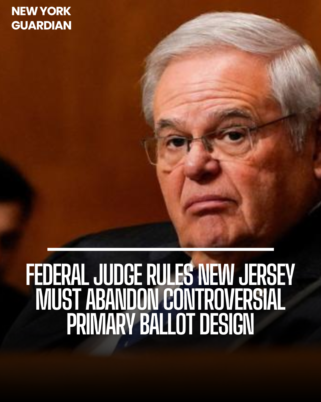 In a key verdict, a federal judge compelled the alteration of New Jersey's unique Democratic primary ballot layout.