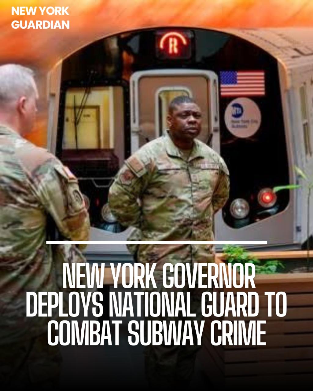 Following a series of high-profile offenses in the New York City subway system, Gov. Kathy Hochul revealed plans Wednesday to deploy hundreds of National Guard members to patrol and explore passengers' bags for weapons at busy train stations.