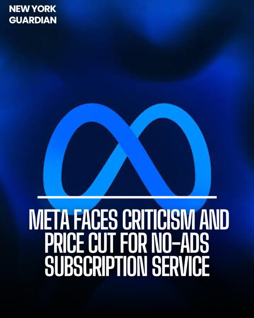 Meta Platforms has offered to nearly halve its monthly subscription cost for Facebook and Instagram to 5.99 euros from 9.99 euros, a senior Meta director said on Tuesday, a move that seeks to add.