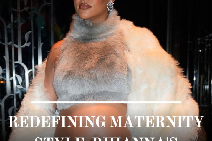 Rihanna told the BBC she relished rewriting the laws for fashion as a mother, saying she "refused to buy maternity clothes."