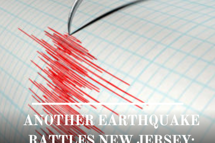 On Saturday, another earthquake with a magnitude of 2.9 occurred near Gladstone in New Jersey.