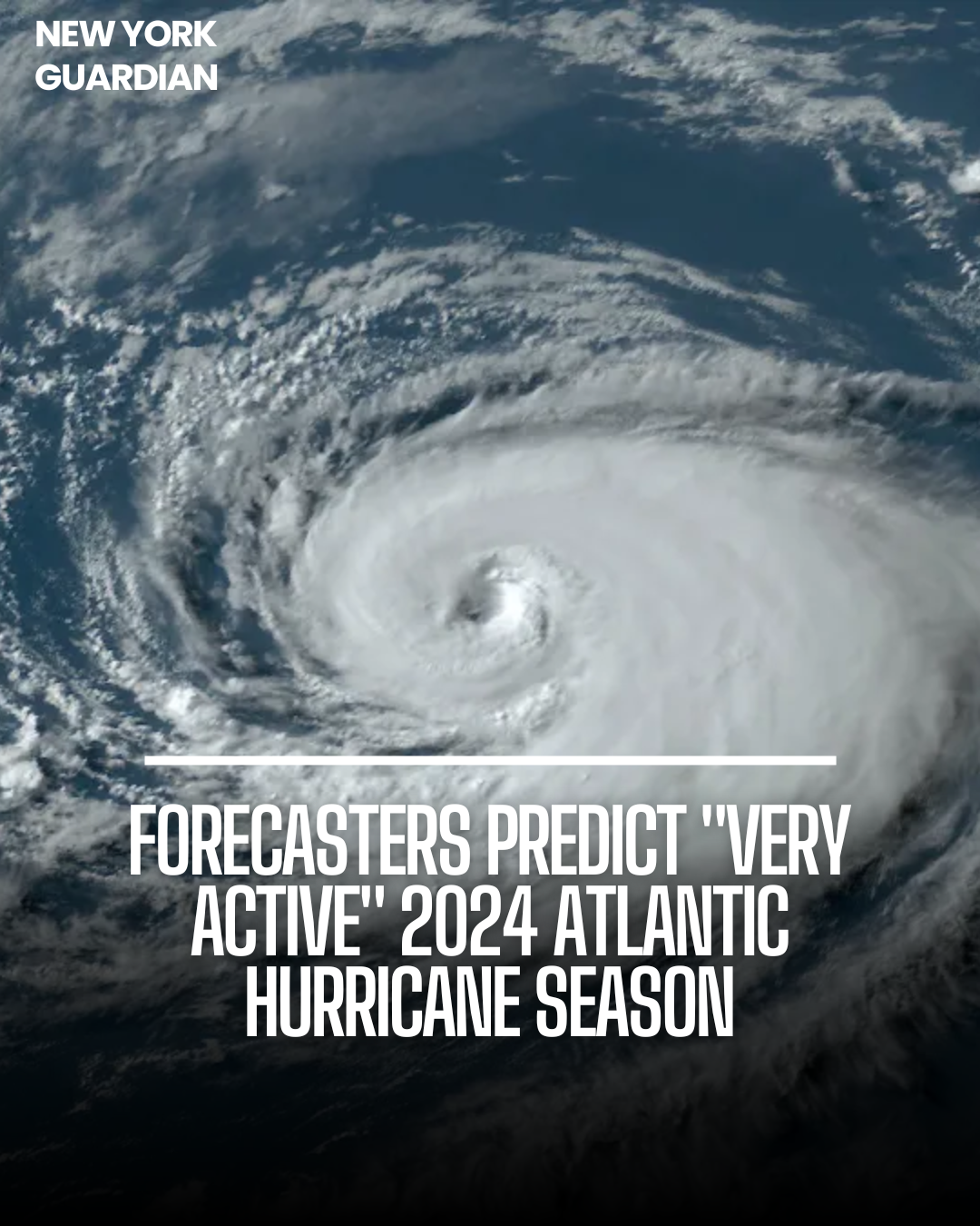 Forecasters forecast a "very active" 2024 Atlantic hurricane season, with projections showing the production of 23 named storms.