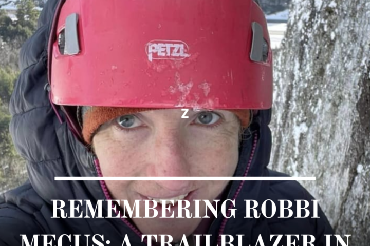 Robbi Mecus is a beloved personality in the climbing community and a dedicated champion for transgender inclusion in alpine sports.