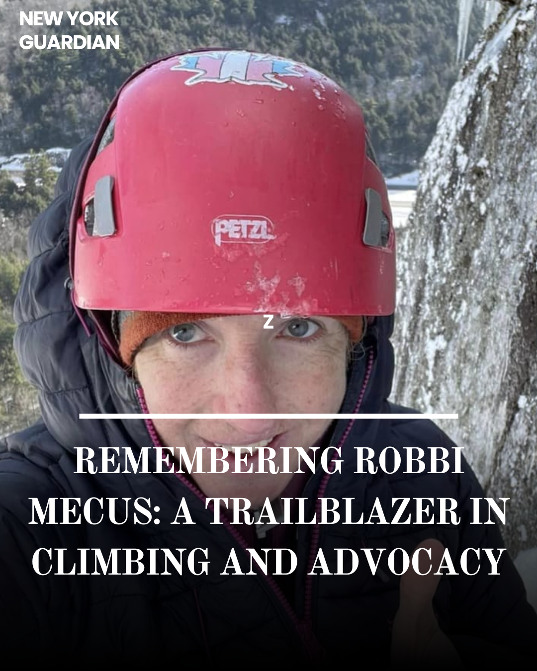 Robbi Mecus is a beloved personality in the climbing community and a dedicated champion for transgender inclusion in alpine sports.
