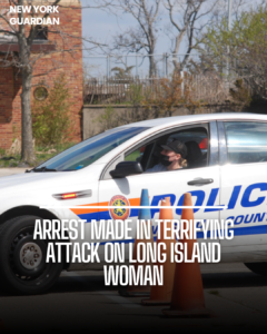 Nassau County Police reported the arrest of a 56-year-old man in connection with a horrific assault on a 48-year-old lady.