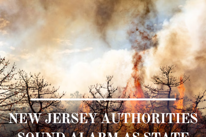New Jersey officials are offering a harsh warning to citizens as the state prepares for peak wildfire season this month.