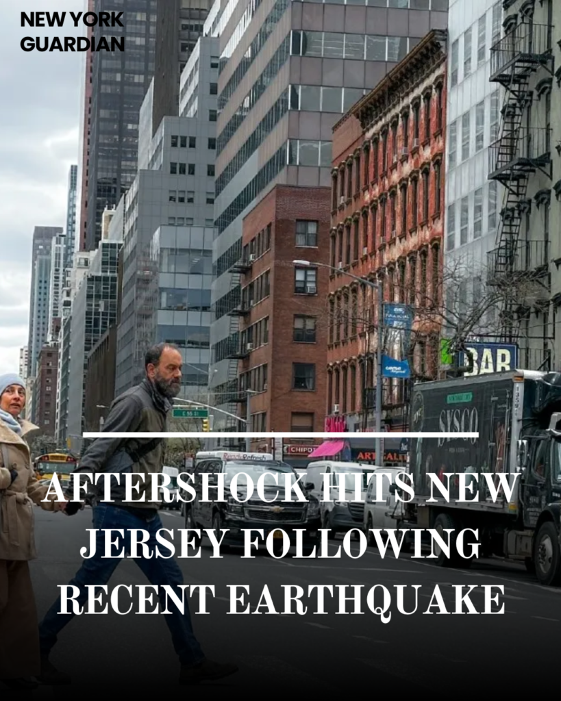 Less than a week after a 4.8-magnitude earthquake struck the tri-state area, New Jersey experienced a 2.6-magnitude aftershock.