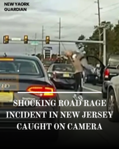 A road rage in Brick Township, New Jersey, was caught on dashcam footage, showing two men in a heated argument 