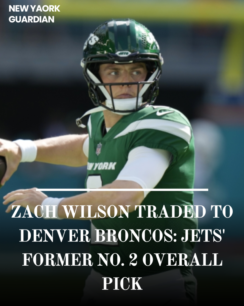 Zach Wilson's time with the New York Jets is up. According to Ian Rapoport of the NFL Network