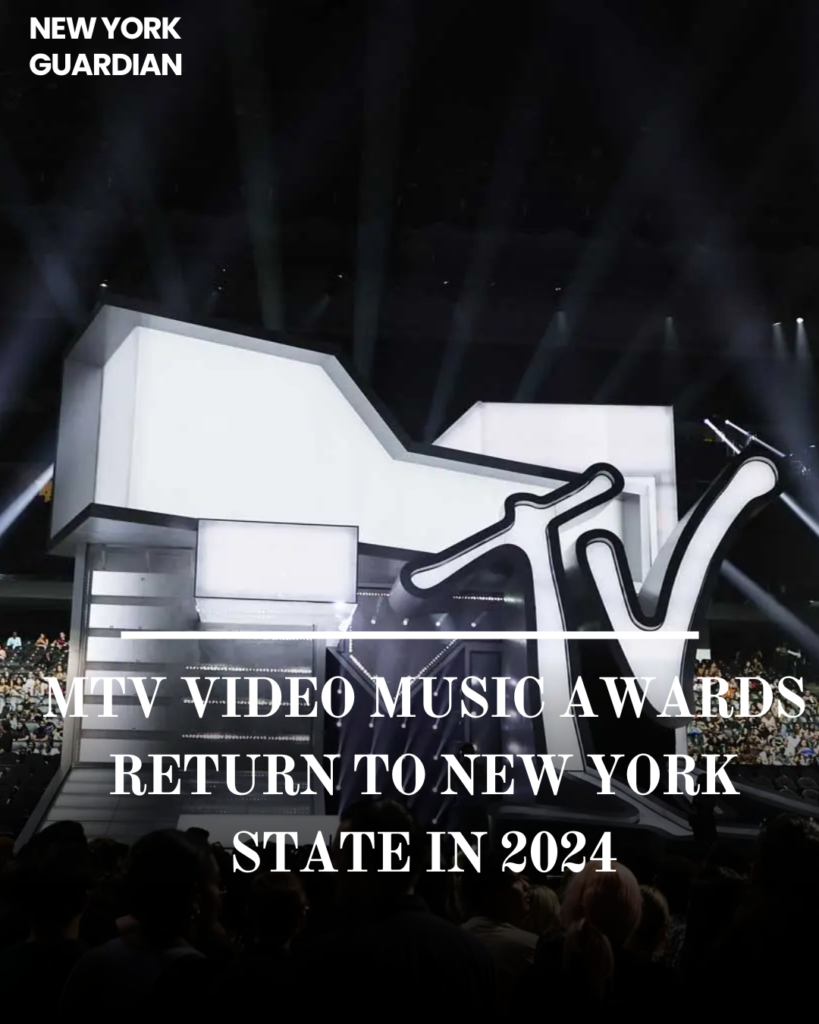 The MTV Video Music Awards (VMAs) will return to New York State in 2024, marking a significant homecoming.