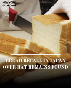 One of Japan's most renowned bread brands is recalling thousands of packages and offering rebates after the remains of a rat was found in its products.